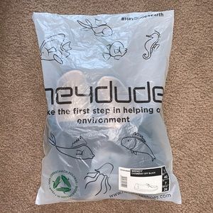 Hey Dude Wendy Chambray Off Black size 9